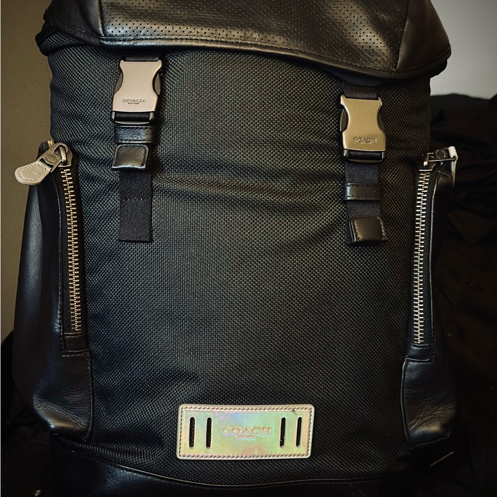 Coach Black Backpack